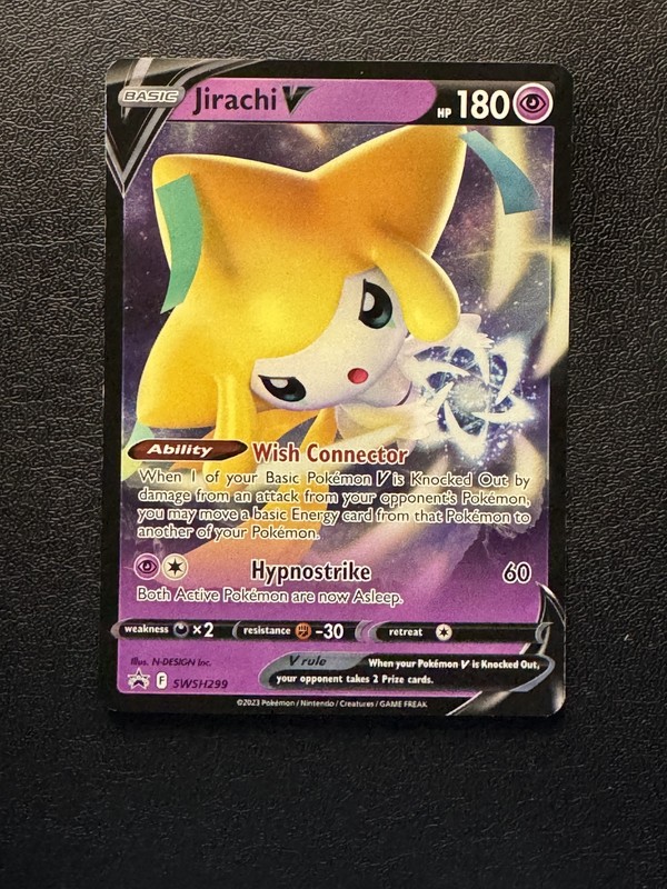 Jirachi V SWSH299/– SWSH Black Star Promos Promo NM