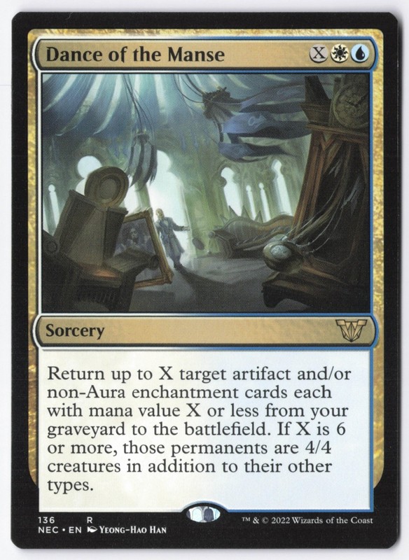 Dance of the Manse R Commander: Kamigawa: Neon Dynasty 136 NM