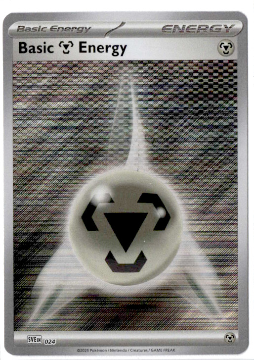 Basic Metal Energy – SVE024 – Holo – Pokemon Black Bolt & White Flare