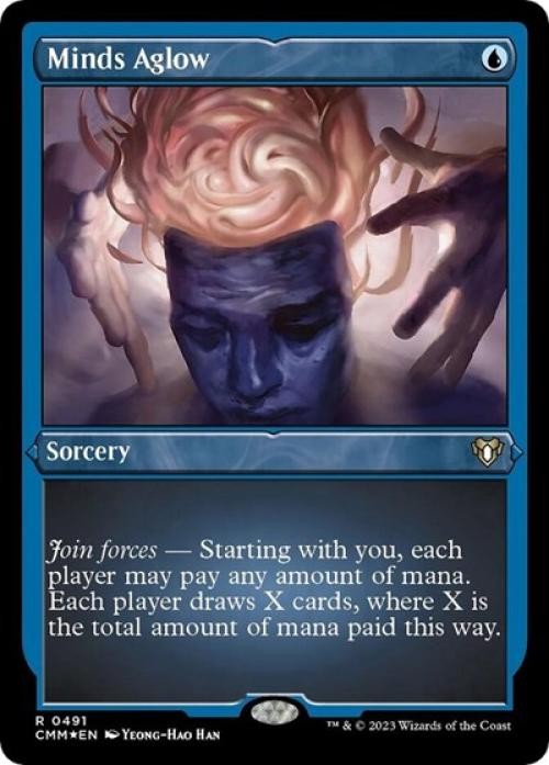 Minds Aglow (Foil Etched) -Foil Near Mint MTG Commander Masters