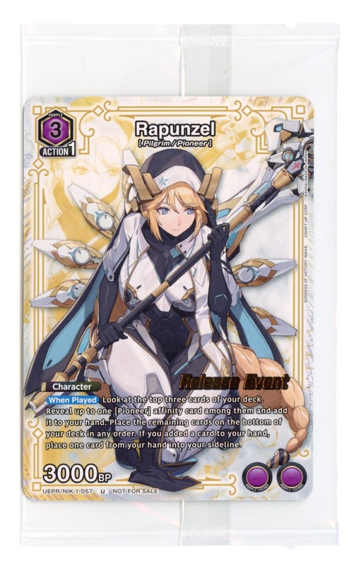 Rapunzel Release Event Regular U GODDESS OF VICTORY: NIKKE UEPR/NIK-1-057 Sealed