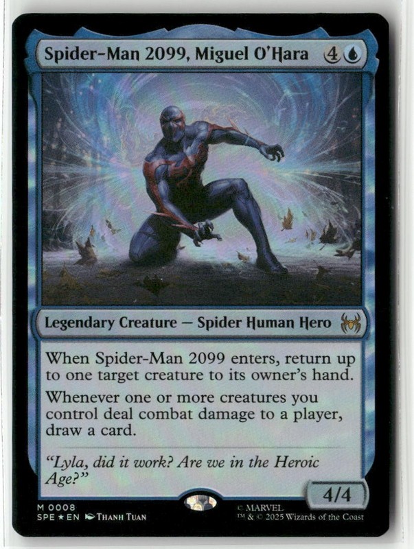 MTG Spider-Man 2099, Miguel O’Hara 0008 Foil M Marvel’s Spider-Man: Eternal-Lega