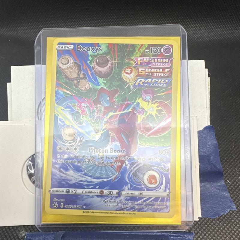 Pokemon TCG Deoxys GG12/GG70 Crown Zenith Galarian Gallery Ultra Rare Holo EN