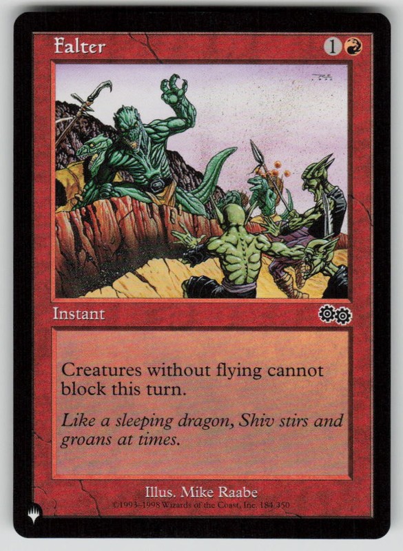 Falter Common The List Reprints 184/350 MTG Near Mint 2020
