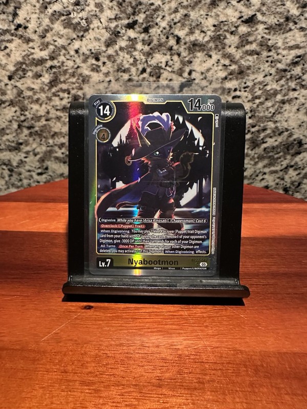 Digimon TCG Cyber Eden BT22-042 Nyabootmon SR Foil English
