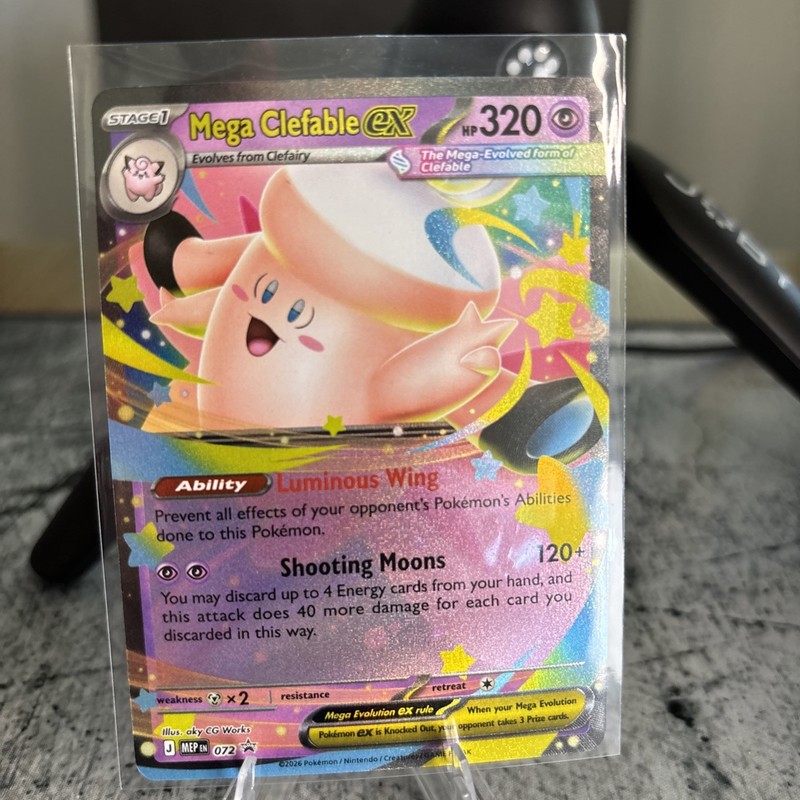 Mega Clefable Ex #072 Promo | Pokémon Mega Evolution Promos | NM Holo