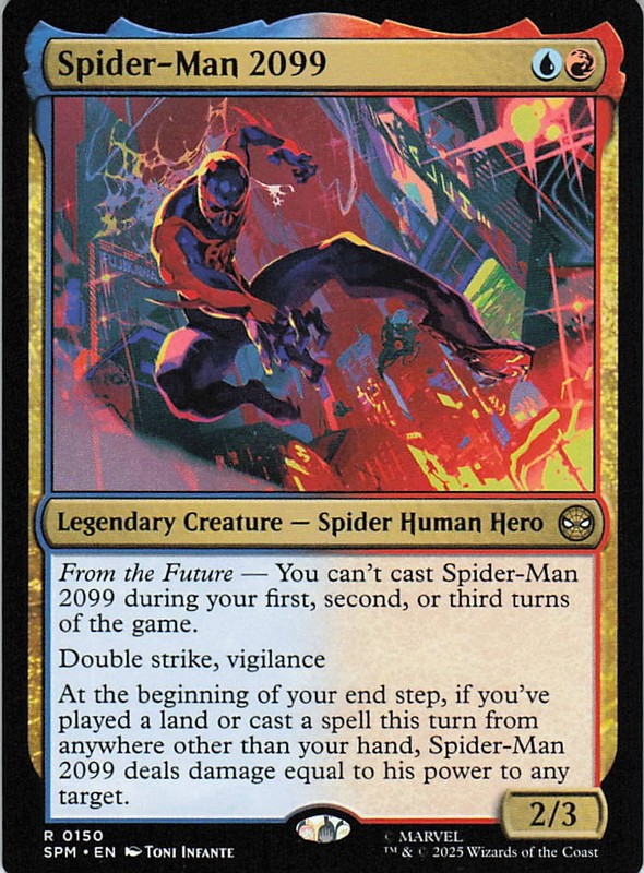 Spider-Man 2099 R Marvel’s Spider-Man 150 NM