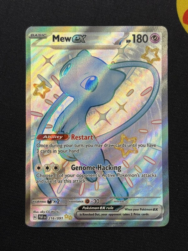 SV: Paldean Fates #216/091 Mew ex
