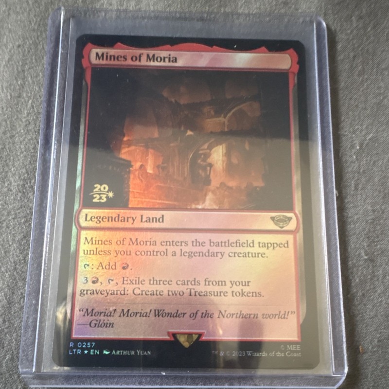 Wizards of the Coast Mines of Moria LOTR 0257 Rare Eng Foil Promo