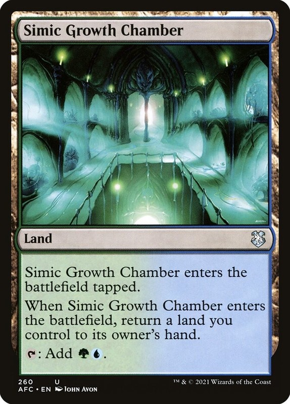 Simic Growth Chamber (260/359) Adventures in the Forgotten Realms Commander LP