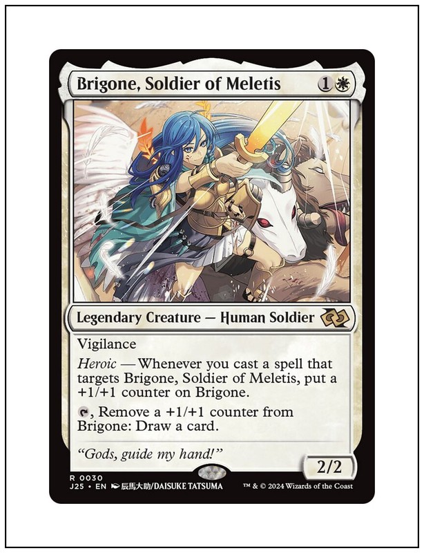 1x Brigone, Soldier of Meletis, Foundations Jumpstart, Magic MTG NM