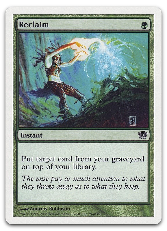 Reclaim #264 (LP) 9th Edition 9ED Magic MTG