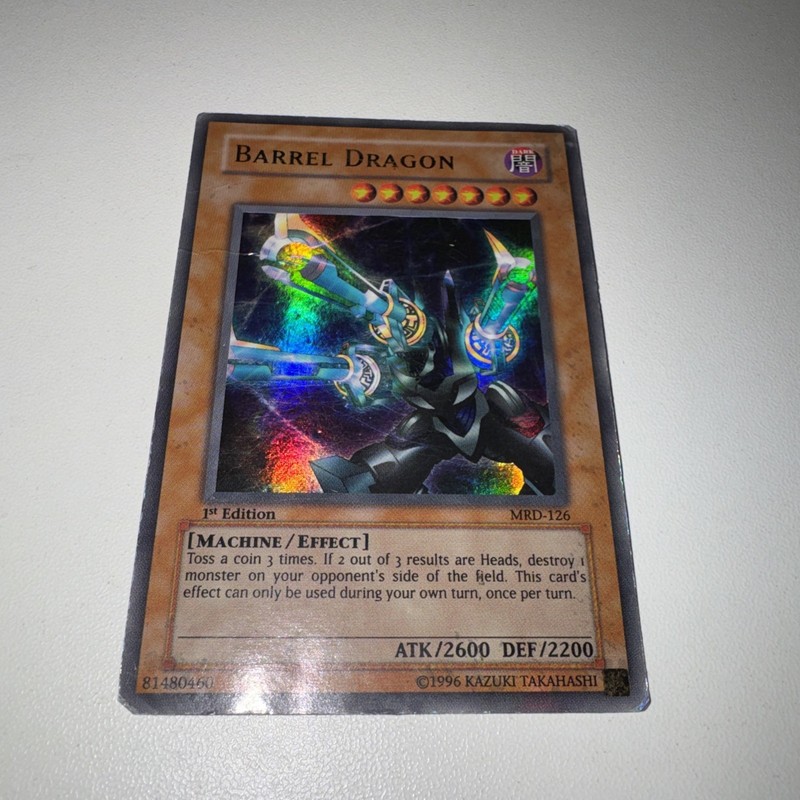 Yu-Gi-Oh! TCG Barrel Dragon Metal Raiders MRD-126 1st Edition Ultra Rare gallery