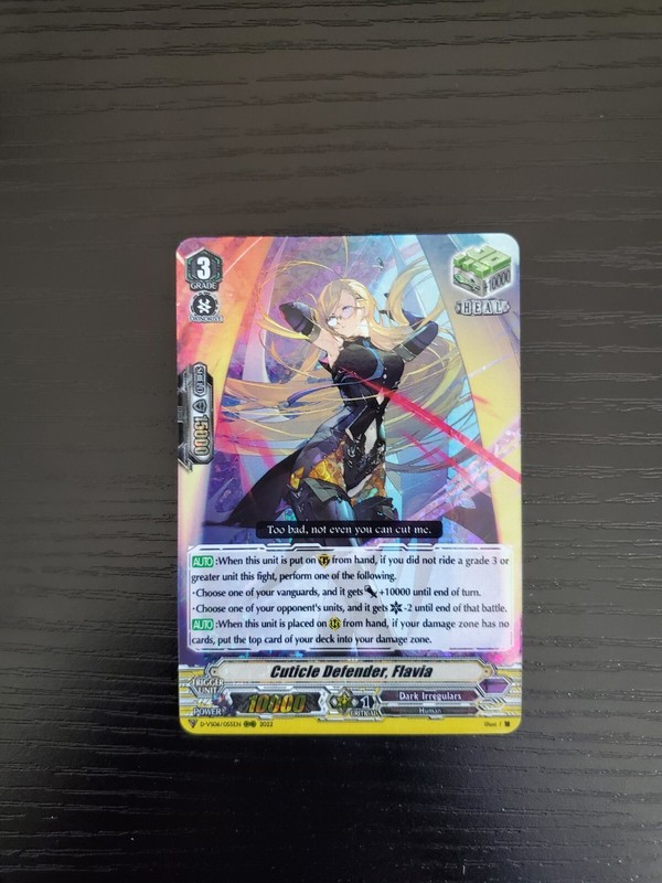 Cardfight Vanguard V Clan 6 – Cuticle Defender, Flavia – VS06/055EN RRR