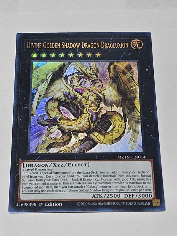 Divine Golden Shadow Dragon Dragluxion | NM | UR | MZTM-EN014 | Yu-Gi-Oh!