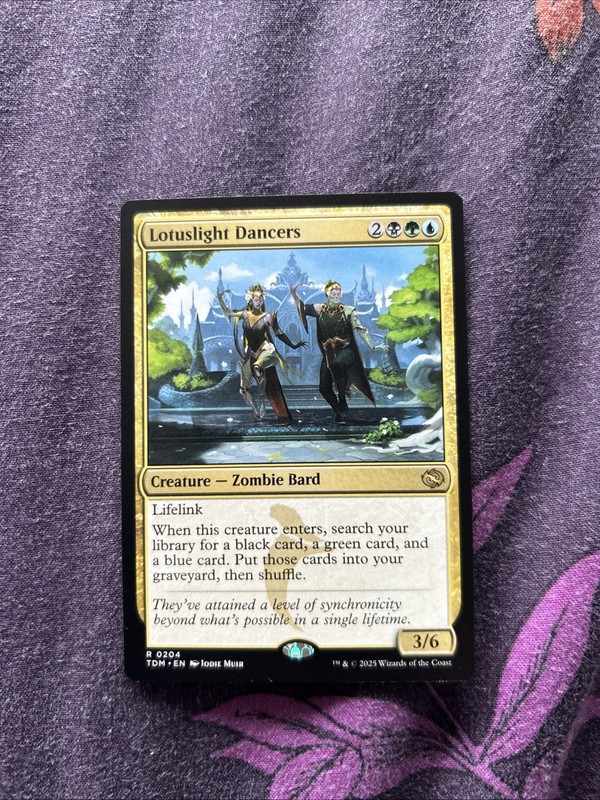 MTG Lotuslight Dancers, Tarkir Dragonstorm Rare Card 0204