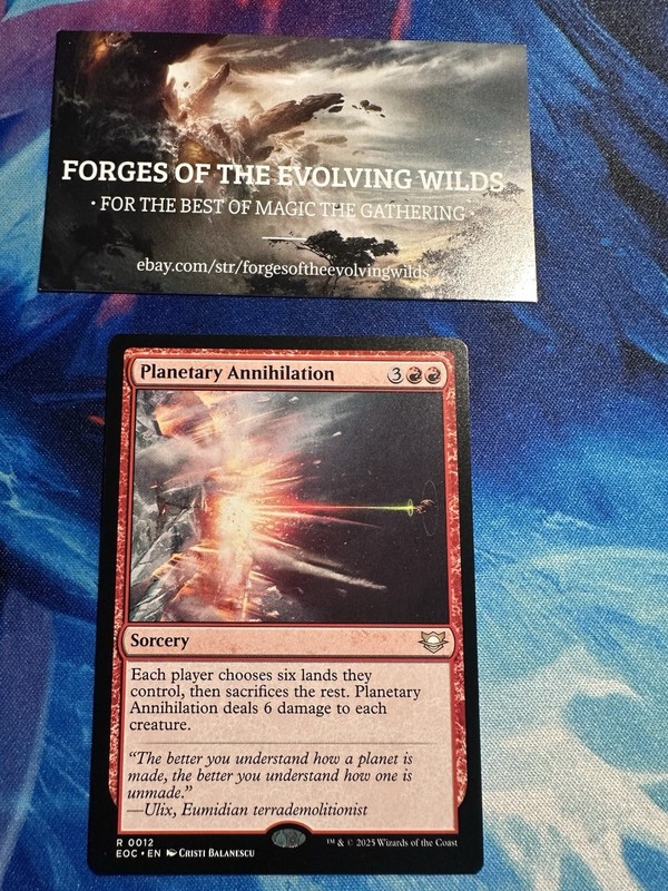 Planetary Annihilation Edge of Eternities Commander