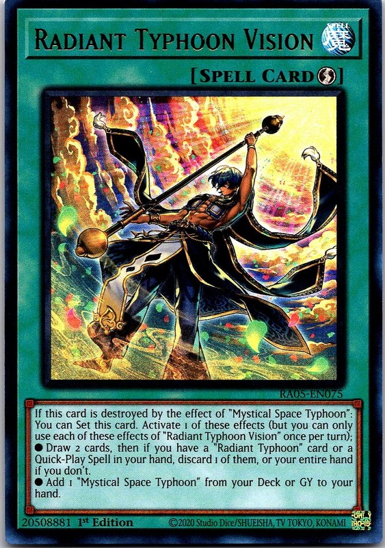 Rarity Collection 5 #RA05-EN075 Radiant Typhoon Vision