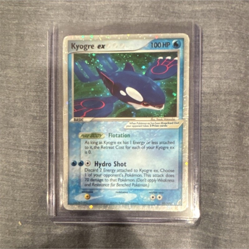 Pokemon Kyogre ex 95/100 Crystal Guardians Ultra Rare Holo EX 100 HP Card