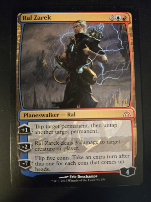 Ral Zarek NM Dragon’s Maze MTG FREE SHIPPING