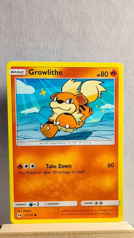 Growlithe [LP] – Pokemon TCG Sun and Moon Base Set 21/149 [Common]