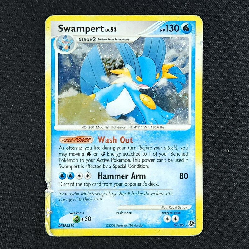 Swampert 9/106 – Great Encounters – Pokemon Card
