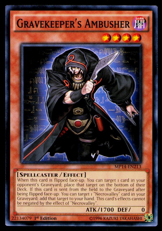 2014 Mega-Tins Mega Pack #MP14-EN213 Gravekeeper’s Ambusher