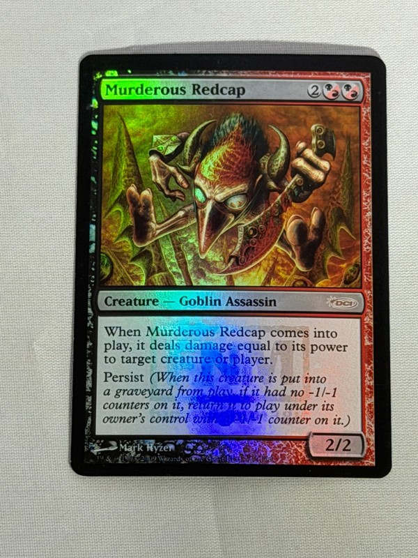 MTG FOIL Murderous Redcap FNM Promos Magic the Gathering