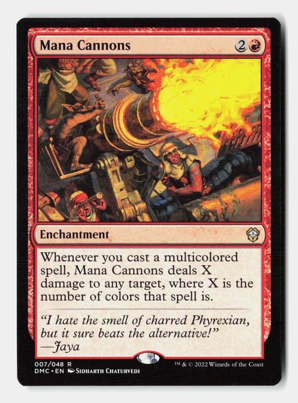 Mana Cannons 7 Rare Commander: Dominaria United Magic: The Gathering Near Mint