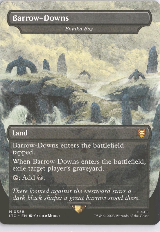 MTG Barrow-Downs (0358) *Non-Foil* Borderless Box Topper Lord Of The Rings MT/NM
