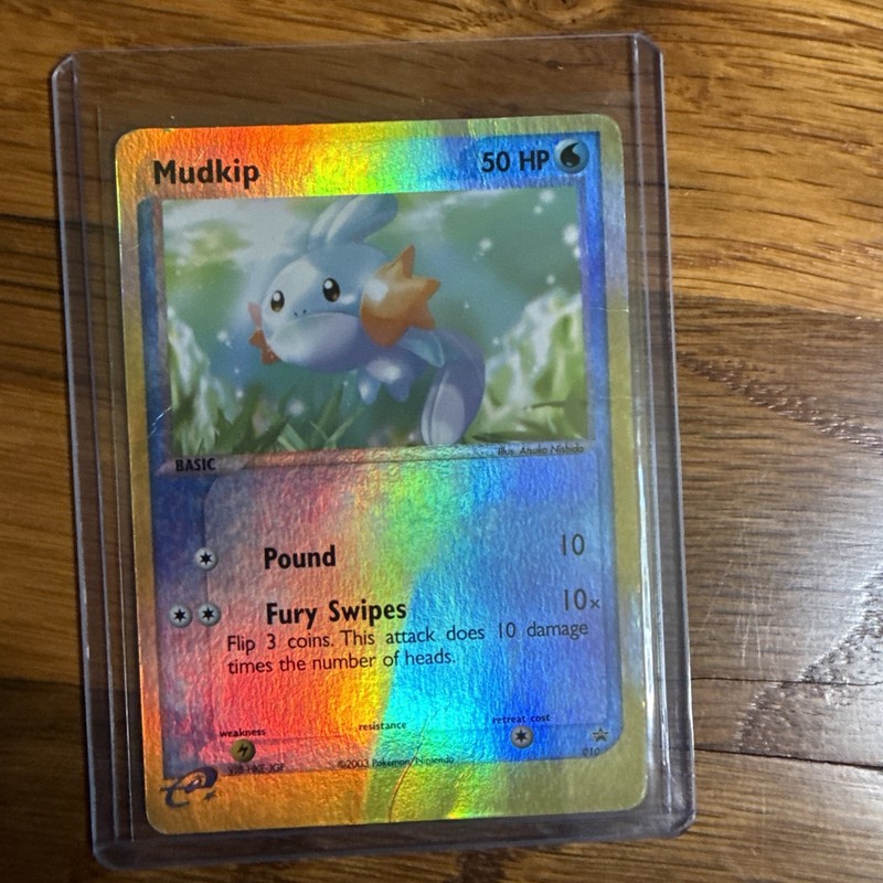2003-2006 Pokemon Nintendo Black Star Promos Mudkip Reverse Holo #010