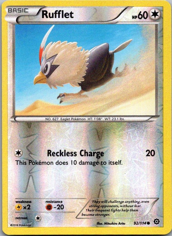XY – Steam Siege #92/114 Rufflet