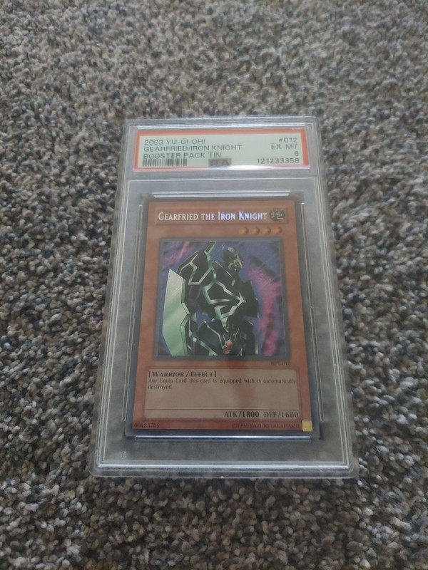 GRADED 6 Gearfried The Iron Knight Secret Rare BPT-012