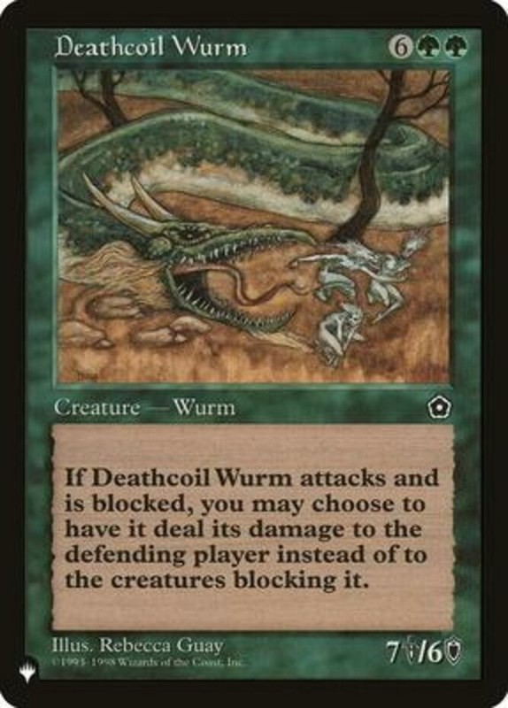 x1 Deathcoil Wurm – The List R MTG The List M/NM, English