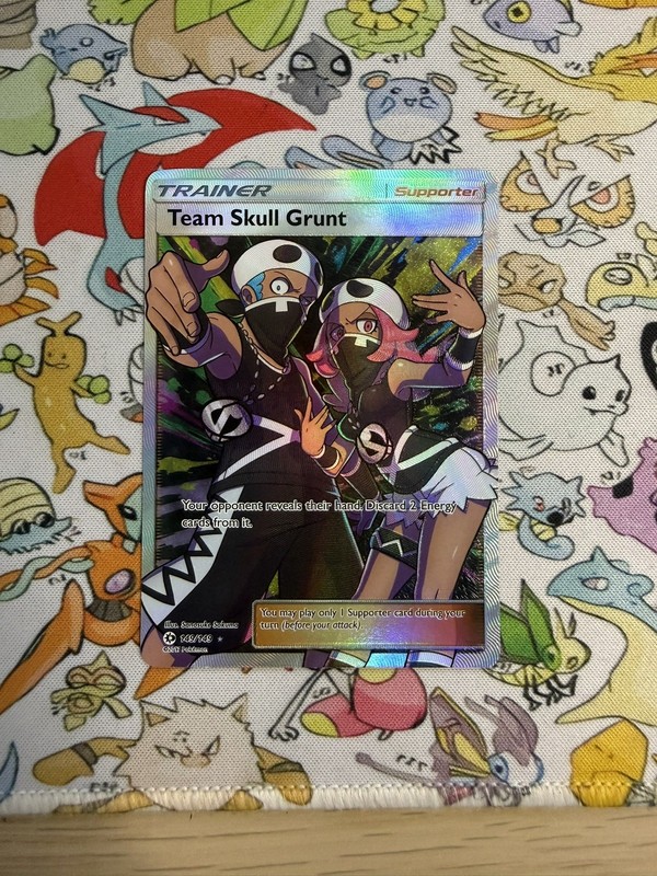 Team Skull Grunt 149/149 Sun & Moon Full Art Secret Rare (Texture Shift)
