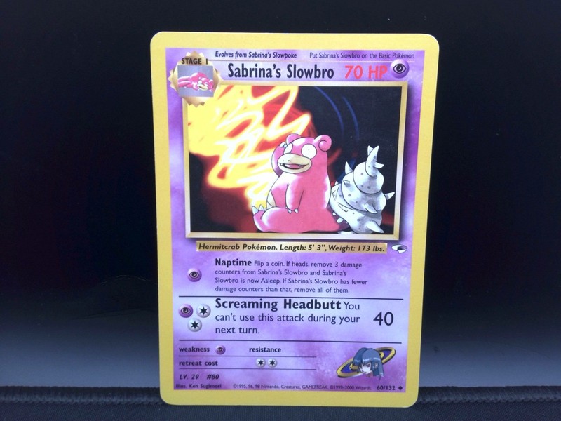 Sabrina’s Slowbro Unlimited Uncommon Gym Heroes 060/132 MP