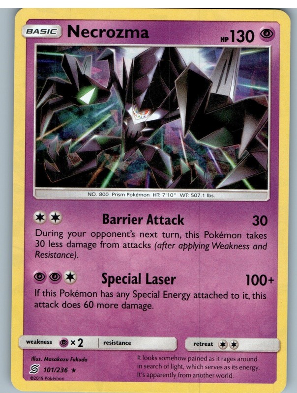 Necrozma – (Cracked Ice Holo) Rare Deck Exclusives 101/236 NM