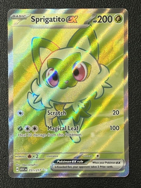Pokémon TCG Pokémon Sprigatito Ex Ultra Rare Holo