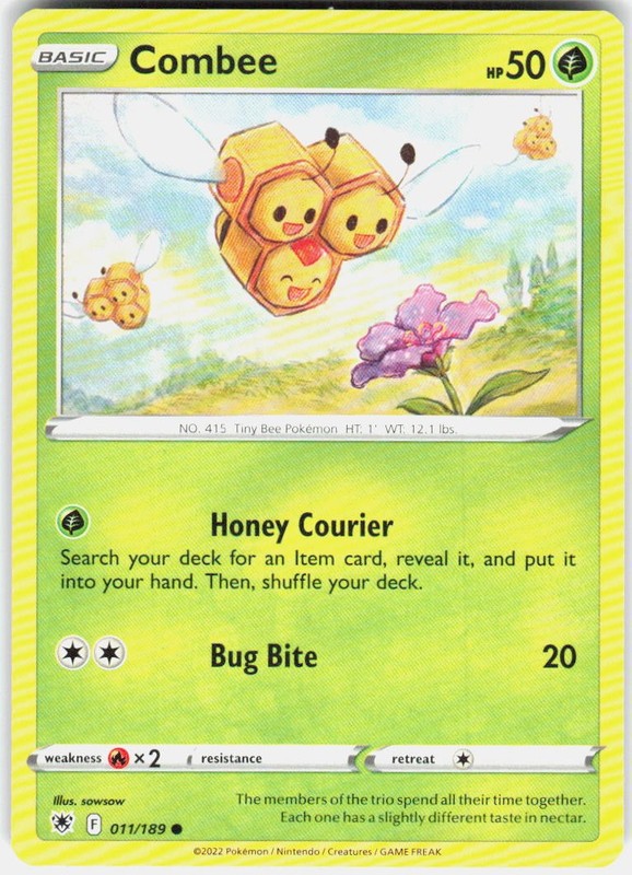 Combee 011/189 SWSH10: Astral Radiance Pokemon