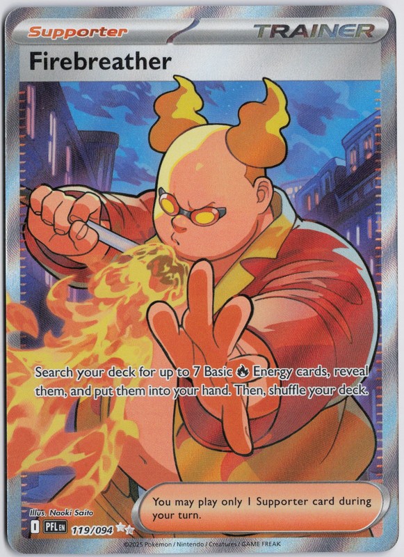 Firebreather Ultra Rare ME02: Phantasmal Flames 119/094 NM