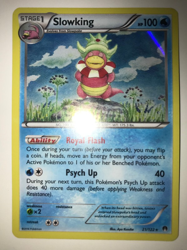 Pokémon TCG – Slowking 21/122 HOLO RARE – XY Breakpoint -LP/NM