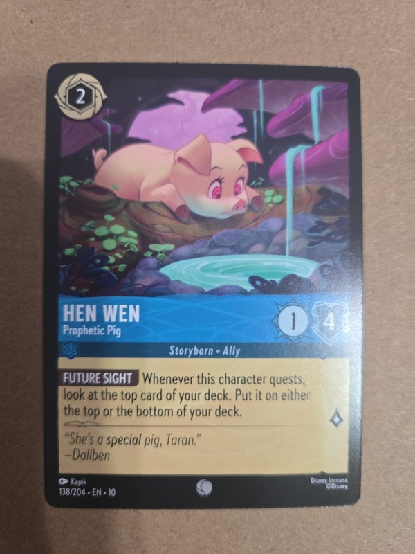 Hen Wen – Prophetic Pig 138/204 Whispers in the Well Regular