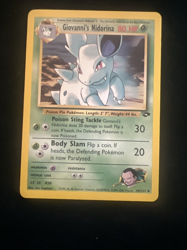 Giovanni’s Nidorina 44/132 Gym Challenge Regular