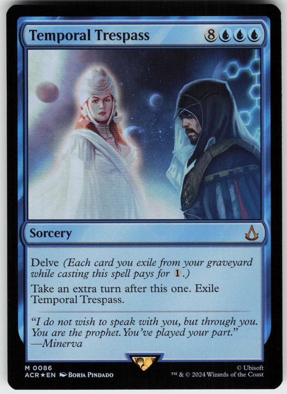 FOIL TEMPORAL TRESPASS 86 MYTHIC NEAR MINT