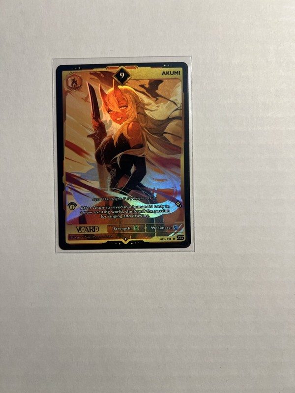 Vcard TCG Rising Stars – 1st Edition Holo Power Level 9 – Cyyu