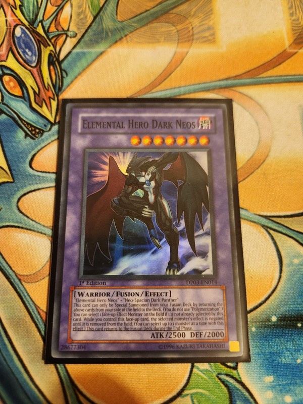 Elemental Hero Dark Neos 1st Ed Super Rare DP03-EN014 Yu-Gi-Oh! VLP