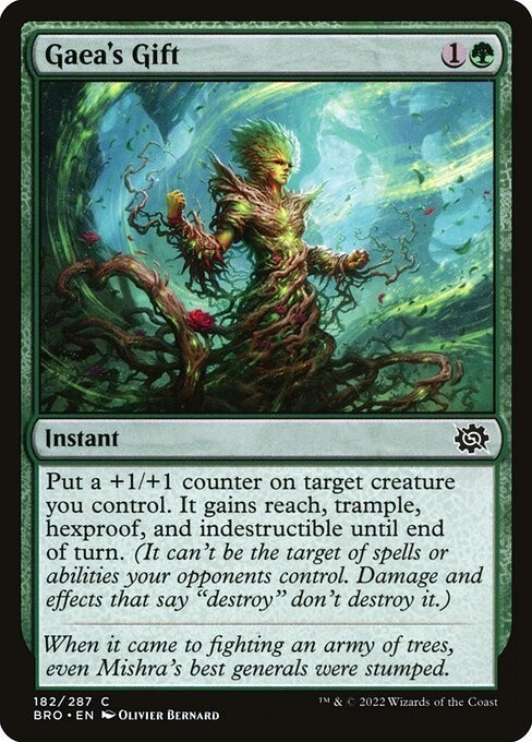 Gaea’s Gift 1x MtG The Brothers’ War SP/NM