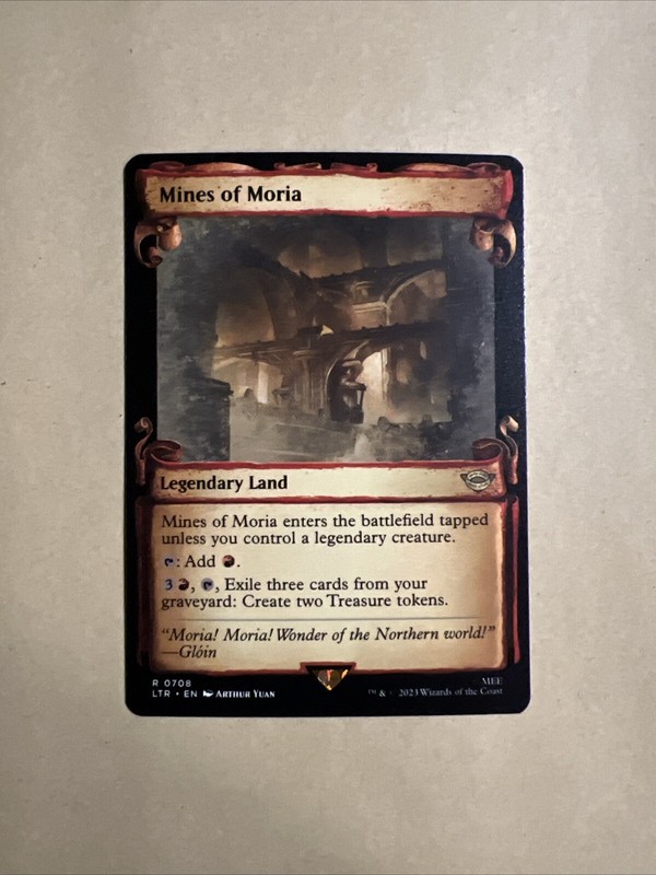 MTG Mines of Moria LTR 0708 R NM Showcase Scrolls Regular Rare