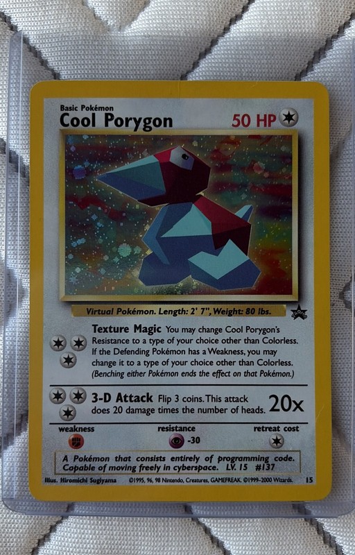 Cool Porygon 15/53 Wotc Promo Holo