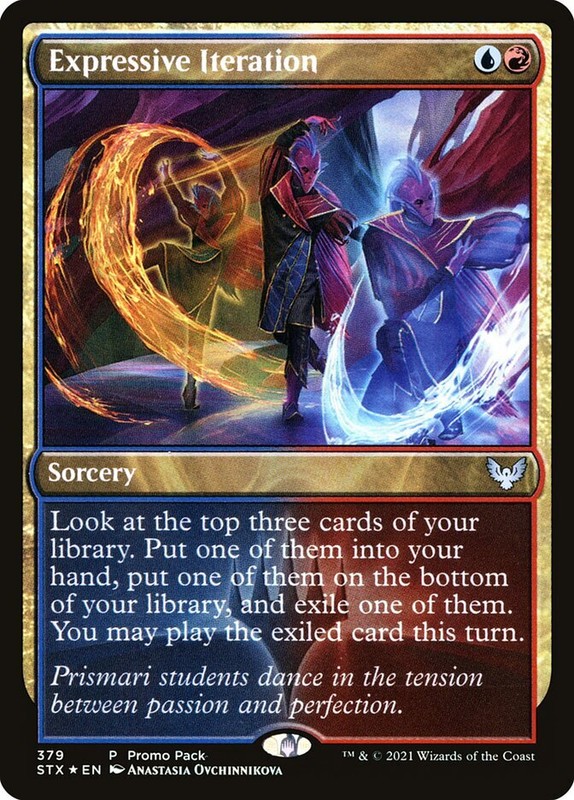 MTG Expressive Iteration (379/447) Strixhaven School of Mages LP